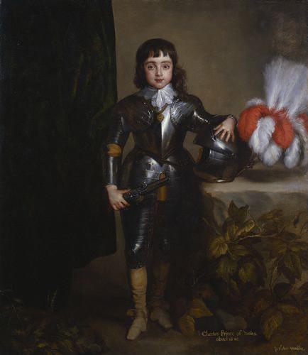 Anthony Van Dyck Charles II as child Sweden oil painting art